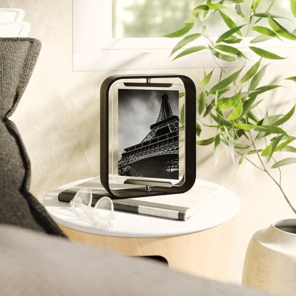 Crni drveni stojeći okvir 19x24 cm Bellwood – Umbra-image-1