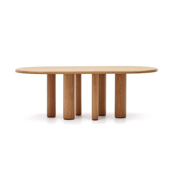 Blagovaonski stol u dekoru jasena 105x220 cm Mailen – Kave Home