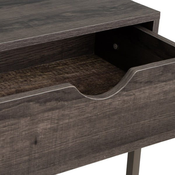 Smeđi pomoćni stol 30x80 cm – Casa Selección-image-3