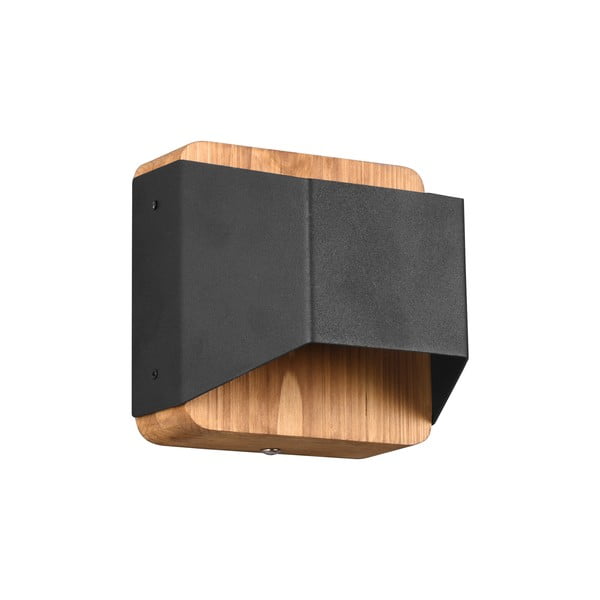 Mat crna LED zidna lampa s mogućnosti zatamnjivanja Arino – Trio-image-3