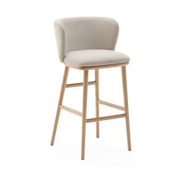 Bež barska stolica (visine sjedala 75,5 cm) Ciselia – Kave Home
