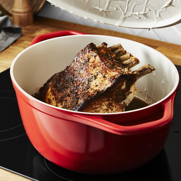 Aluminijski lonac s poklopcem s neprianjajućom površinom za indukciju 5,7 l Air - Tefal-image-1