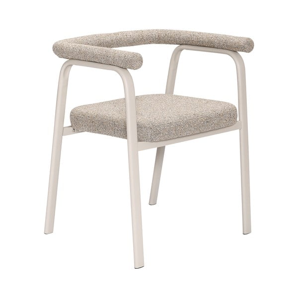 Bež podstavljene blagovaonske stolice u setu s naslonima za ruke 2 kom Ecto – Hübsch