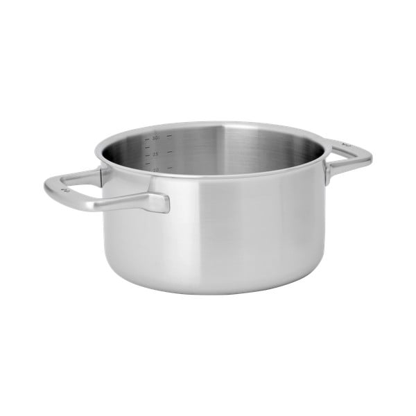 Lonac od nehrđajućeg čelika s poklopcem prikladni za indukcijsko kuhalo 3 l Lucca 3.0 – FABINI-image-2