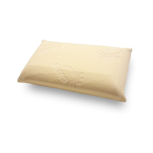 Žuti jastuk s memorijskom pjenom Soya, 42 x 72 cm