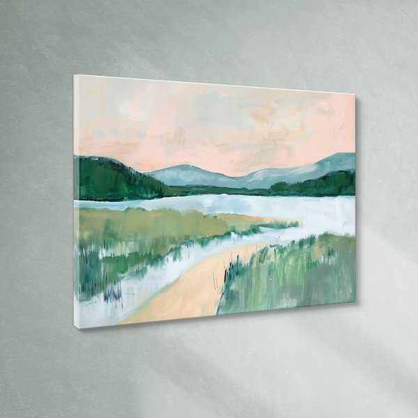 Slika 70x100 cm Gouache Lake – Styler-image-4