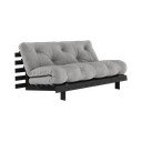 Siva sklopiva sofa 160 cm Roots Black Night – Karup Design