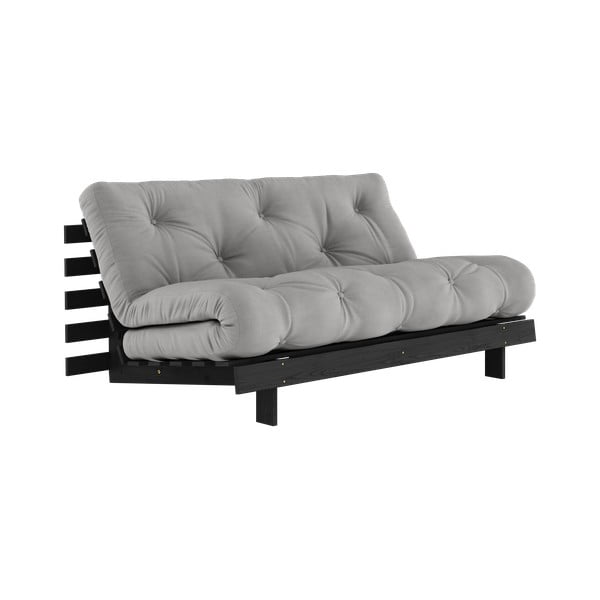 Siva sklopiva sofa 160 cm Roots Black Night – Karup Design