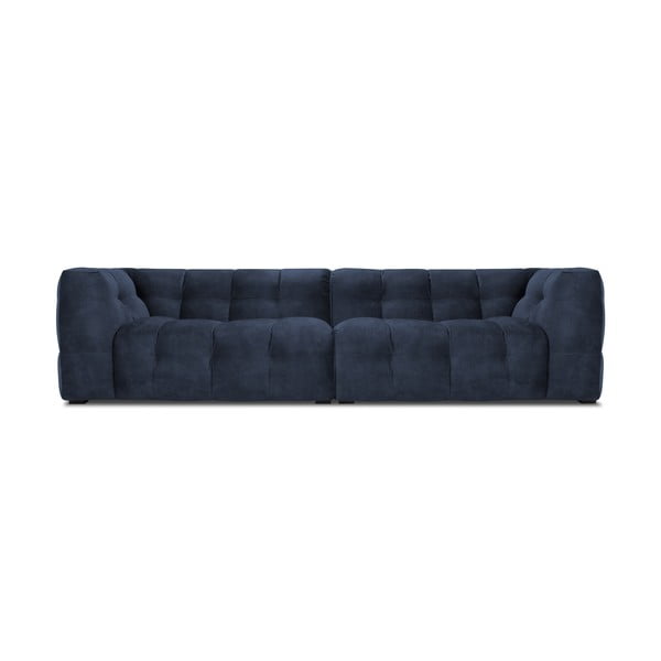 Plava baršunasta sofa Windsor & Co Sofas Vest, 280 cm
