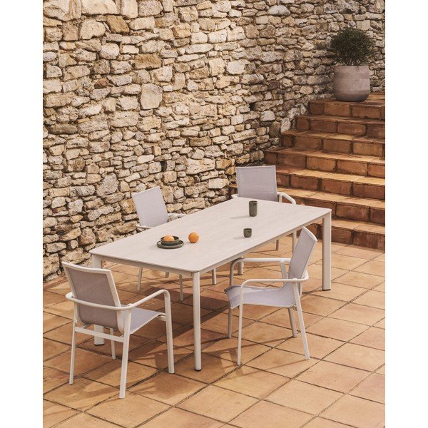 Bež vrtna stolica Canea – Kave Home-image-1
