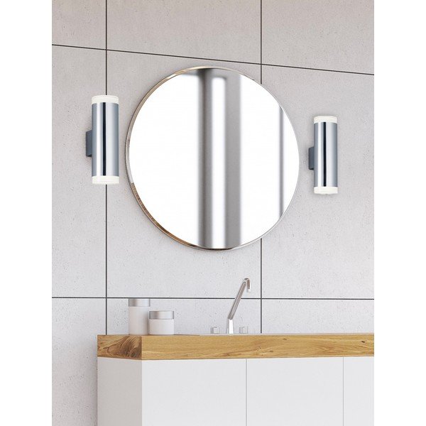 LED zidna lampa u sjajnoj srebrnoj boji Ray - Trio-image-1