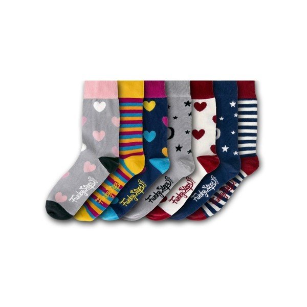 Set od 7 pari čarapa Funky Steps Lolly u boji, veličina 35 - 39