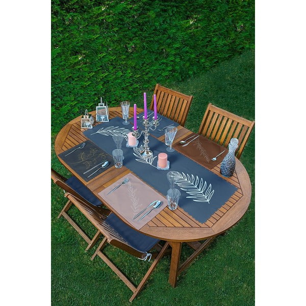 Set od 4 tekstilna podmetača i nadstolnjak Minimalist Home World-image-1