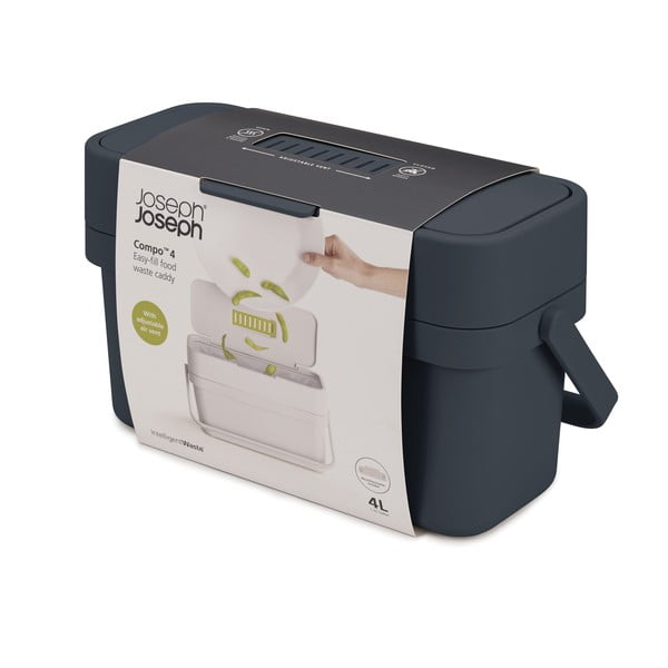 Crno-plava kanta za kompostabilni otpad Joseph Joseph Compo, 4 l-image-4