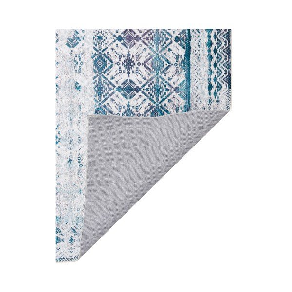 Svijetlo plavi tepih Floorita Kilim, 80 x 150 cm-image-1