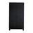 Crni ormar od masivnog bora 111x202 cm Ties – WOOOD