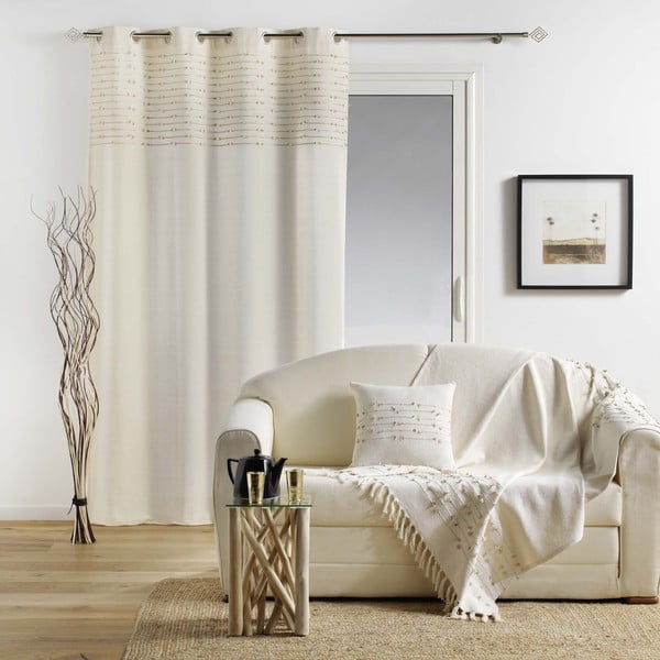 Bež pamučna zavjesa 140x240 cm Golden Sunset – douceur d'intérieur-image-2