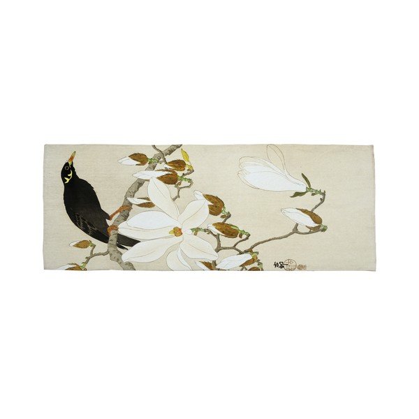 Zeleno-bež staza za tepih 135x55 cm Bird - Velvet Atelier-image-4