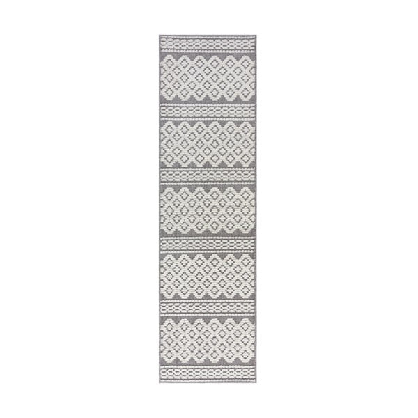 Siva perivia staza od šenila 60x240 cm Jhansi – Flair Rugs