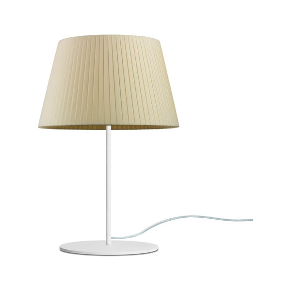 Bež stolna lampa Sotto Luce Kami, ⌀ 26 cm