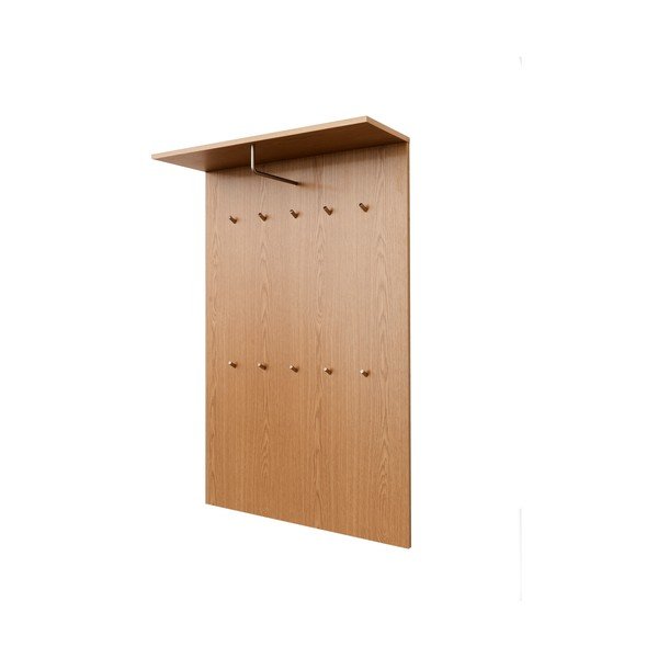Ploča za vješanje garderobe u dekoru hrasta u prirodnoj boji Dot – Tenzo-image-2