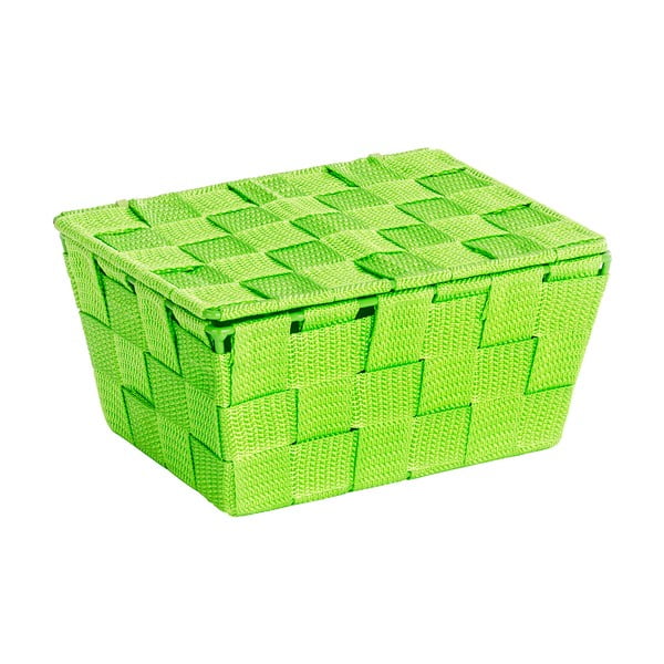 Zelena košara s poklopcem Wenko Adria-image-1