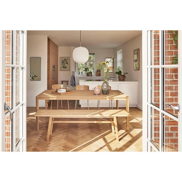 Bijela viseća svjetiljka sa staklenim sjenilom ø 40 cm Serene – Hübsch-image-1