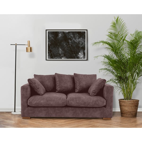 Tamno smeđa sofa 175 cm Comfy – Scandic-image-1