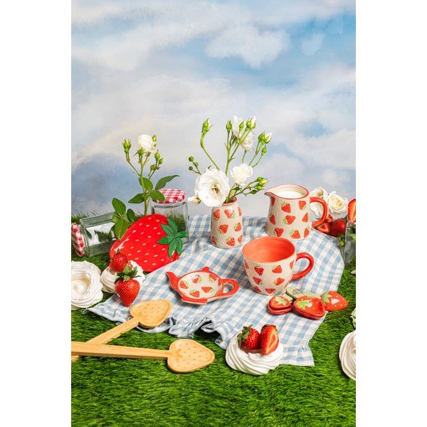 Vaze u setu 3 kom od kamenine (visina 9,5 cm) Fruit – Sass & Belle-image-1