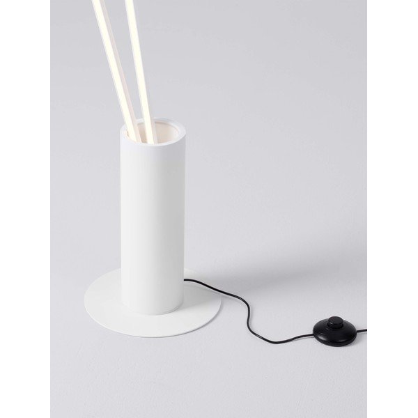 Mat bijela metalna LED stojeća svjetiljka sa savitljivom konstrukcijom (visina 181 cm) Kimolia – Nova Luce-image-4