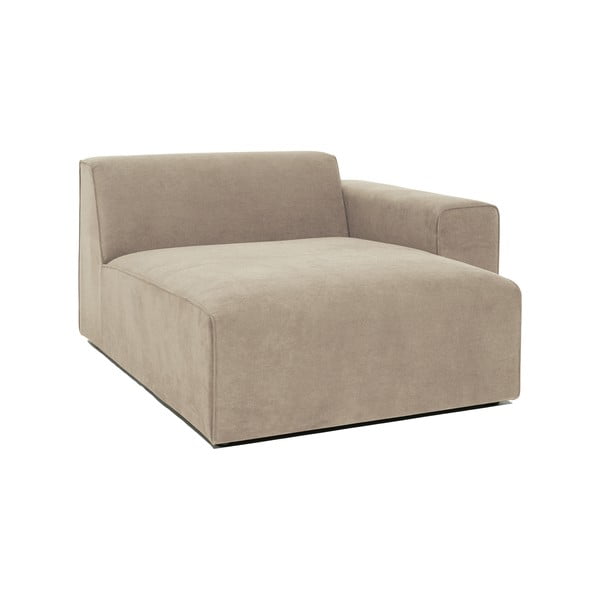 Bež baršunasti element za sofu Scandic Sting, desni kut-image-2