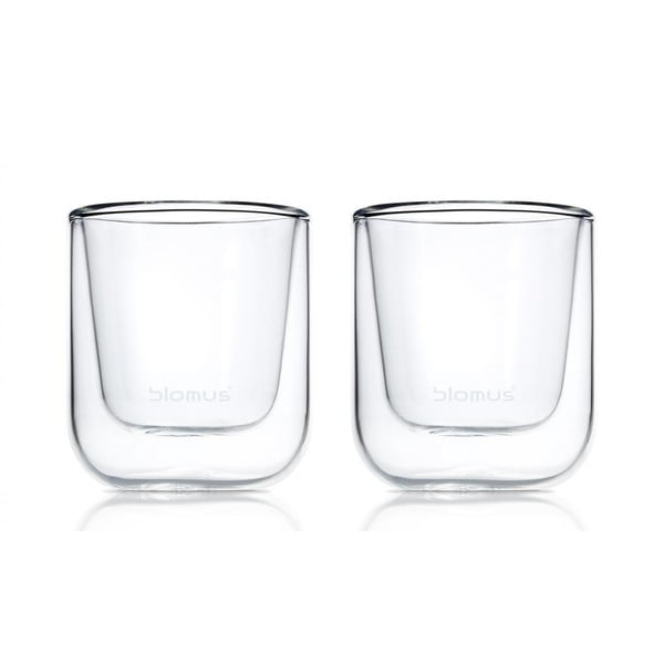 Čaše u setu 2 kom s dvostrukom stijenkom 80 ml Nero – Blomus