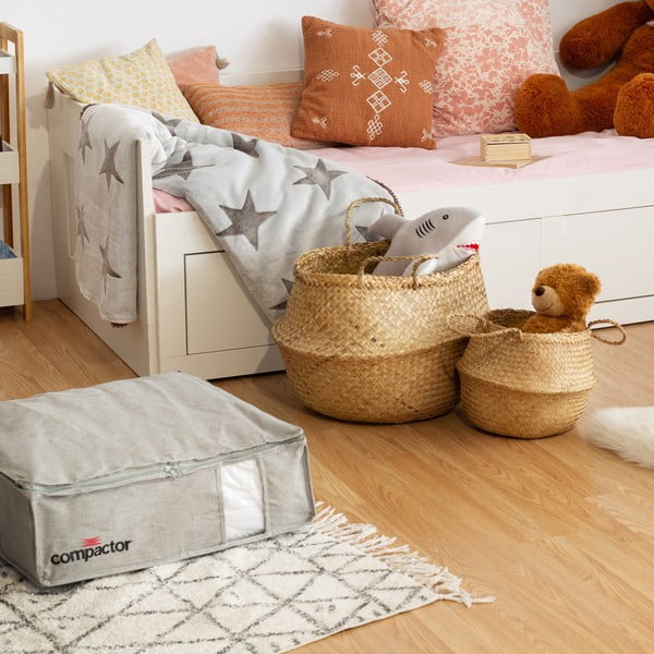 Svijetla košara za odlaganje od morske trave Compactor, ⌀ 36 cm-image-1