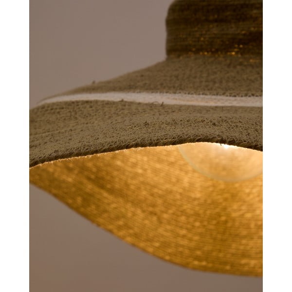 Viseća svjetiljka u prirodnoj boji sa sjenilom od morske trave ø 90 cm Albenya – Kave Home-image-1