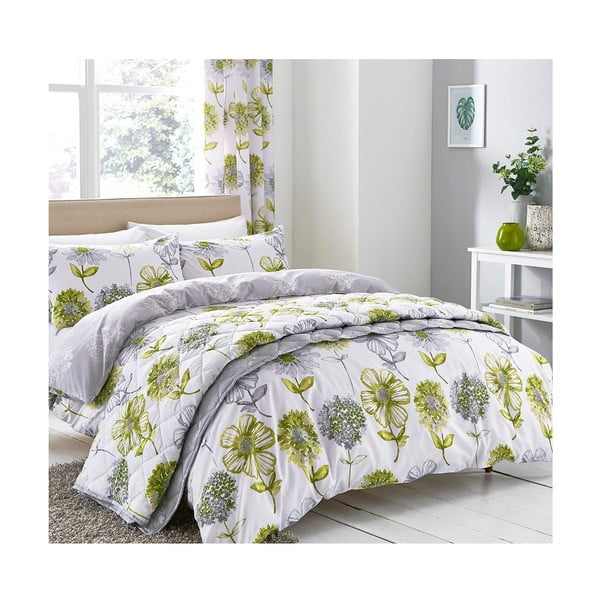 Posteljina za bračni krevet Catherine Lansfield Floral, 220 x 230 cm
