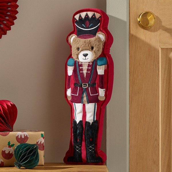 Ukrasni jastuk s božićnim motivom 20x30 cm Christmas Nutcracker Bear – Catherine Lansfield-image-1