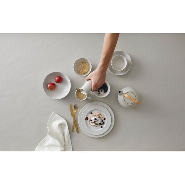 Krem šalica s ručkom od kamenine Bitz Basics Matte Cream, 300 ml-image-1