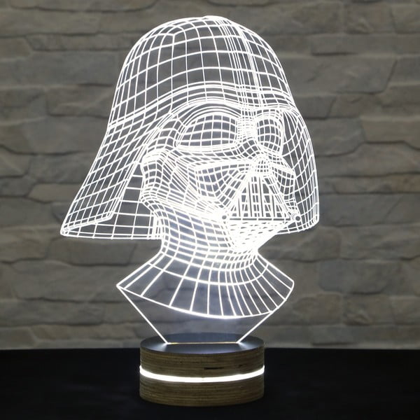 3D stolna lampa Darth Vader