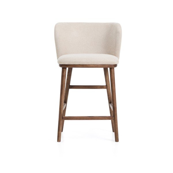 Bež podstavljena barska stolica (visine sjedala 65 cm) Ciselia – Kave Home-image-3