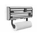 Metalni zidni držač za folije i papirnate ručnike u srebrnoj boji Parat Royal – LEIFHEIT