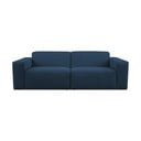 Tamno plava sofa od bouclé tkanine 228 cm Roxy – Scandic