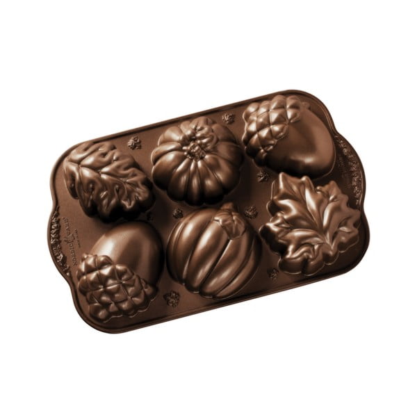 Kalup za 6 mini torti Nordic Ware Autumn Sweets, 0,7 l