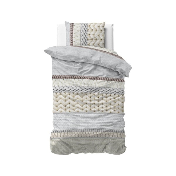 Flanel posteljina Dreamhouse Knitty, 140 x 220 cm