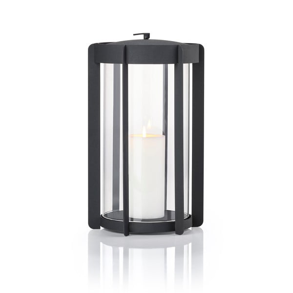 Crna LED lanterna s USB (visina 35 cm) Firefly – Zone-image-2