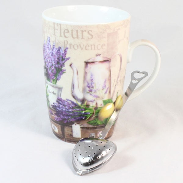 Fleur de Provence šalica s cjedilom za čaj