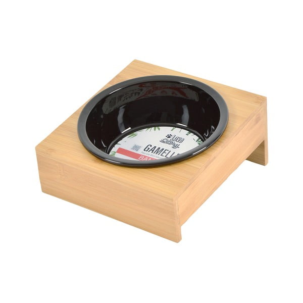 Posuda s postoljem od bambusa za pse ø 16 cm – Love Story-image-2