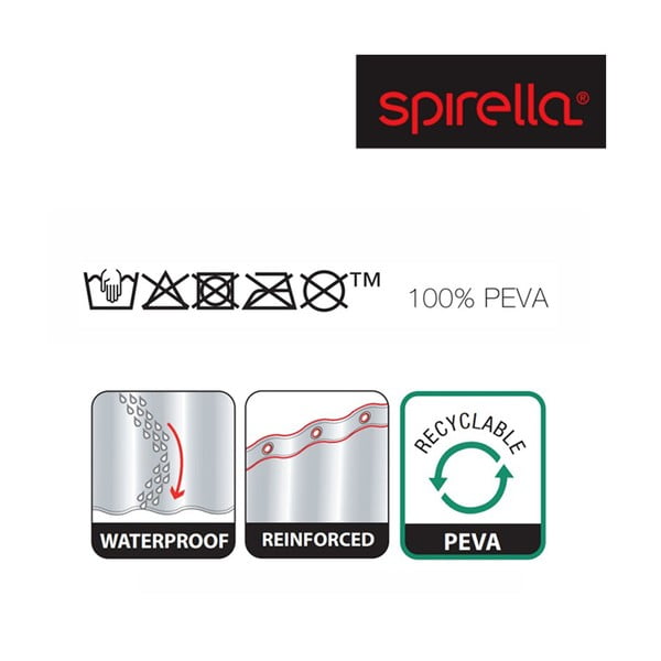 Tuš zavjesa 180x200 cm Bio – Spirella-image-1