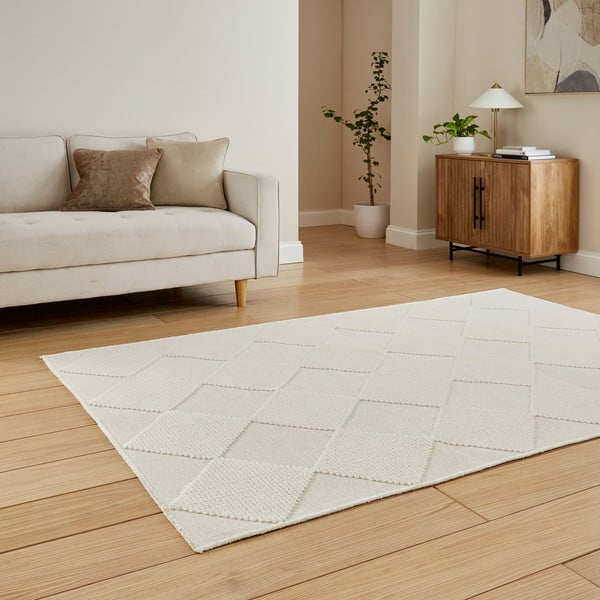 Krem periv tepih 160x230 cm Lyna Cream – Think Rugs-image-2