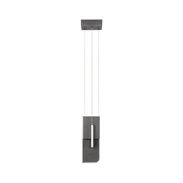 Svijetlo siva metalna LED viseća svjetiljka s mogućnosti zatamnjivanja Totem – Nova Luce