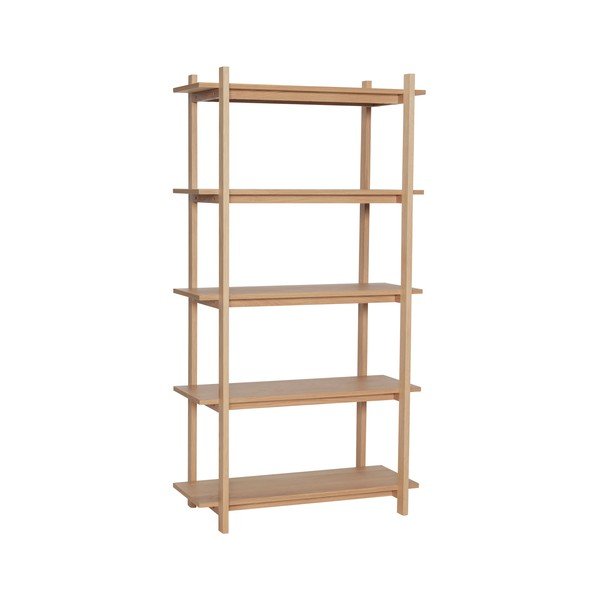 Regal u dekoru hrasta u prirodnoj boji 80x150x39 cm Epoch – Hübsch